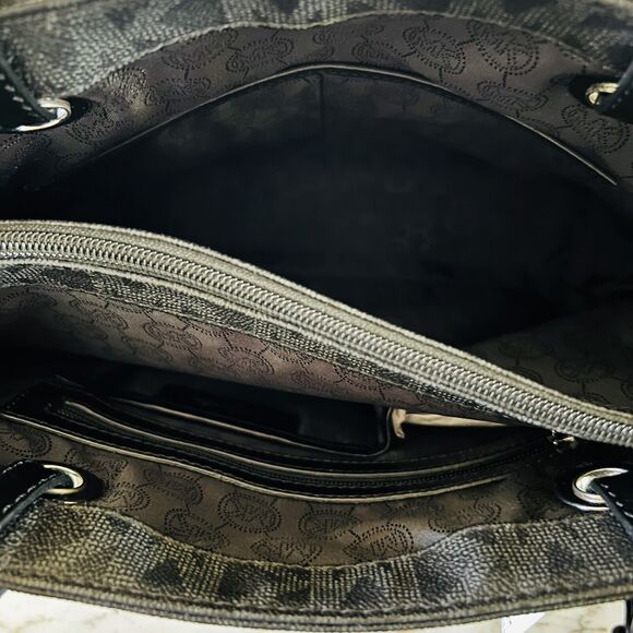 MICHAEL KORS Jet Set Item Black East West Signature Tote Bag - Picture 7 of 8